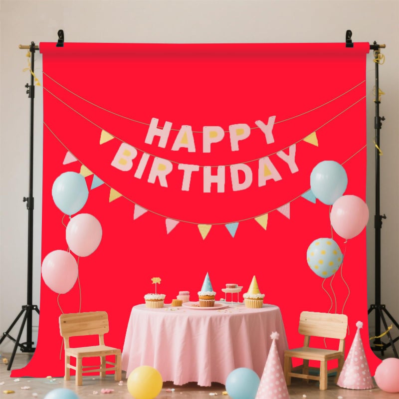 LYLYCTY Red Photo Backdrop for Photoshoot Photography Background Studio Backdrop Streaming Video Shooting 5x7FT - Image 2